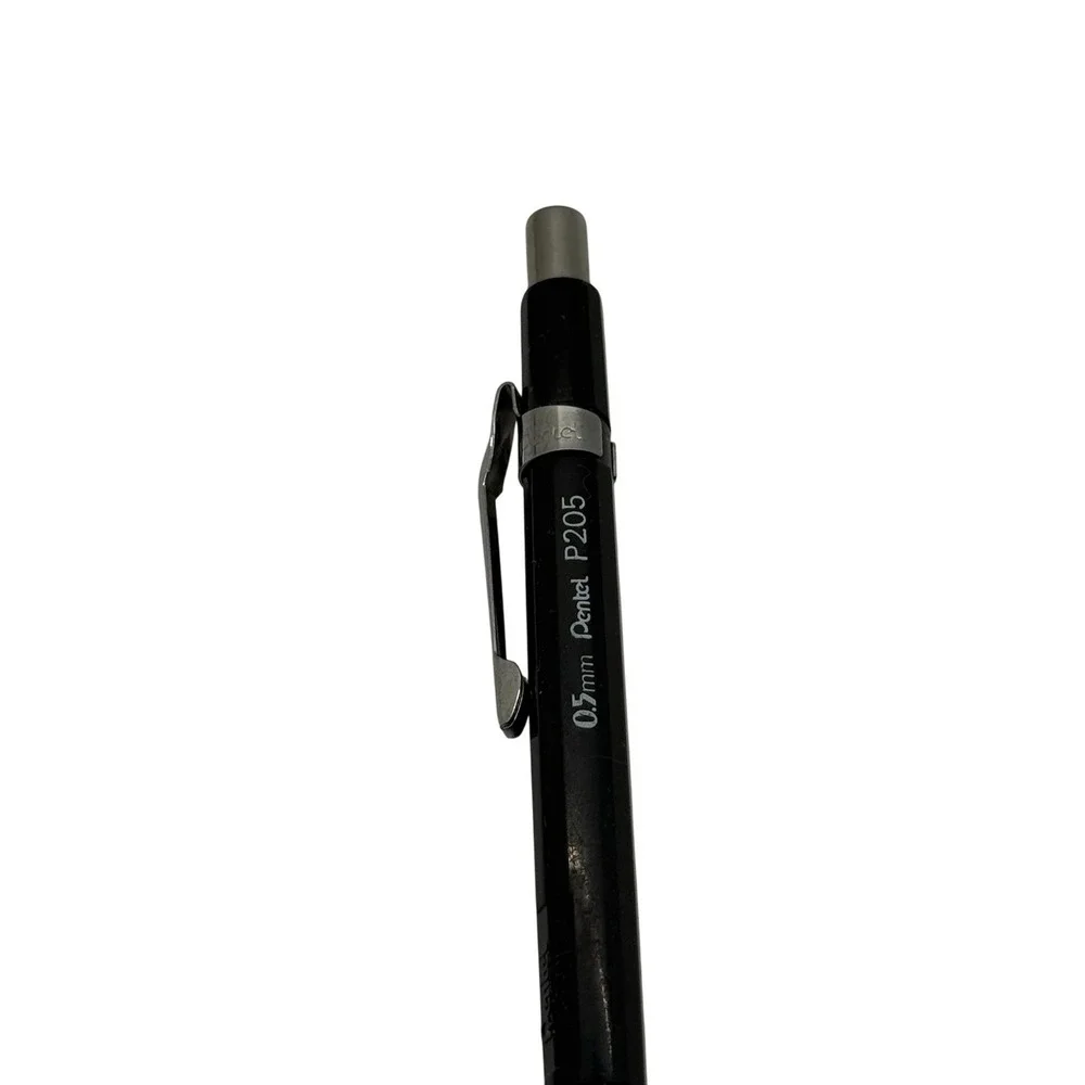 Pentel P205 0.5mm Mechanical Pencil Black Japan B27 Drafting Tool Classic Series